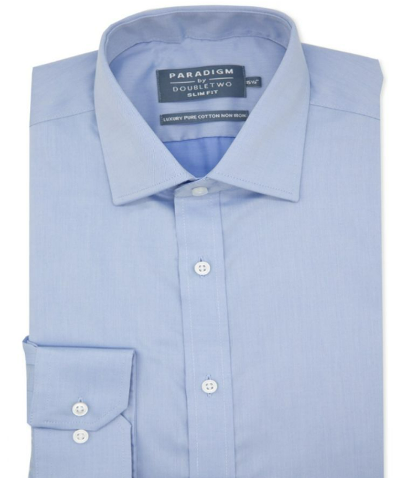 D2 Paradigm Slim Fit Shirt Blue SLM8510/E-1